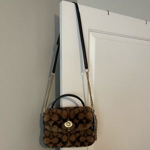 Coach Marly top handle Sherpa xJLO